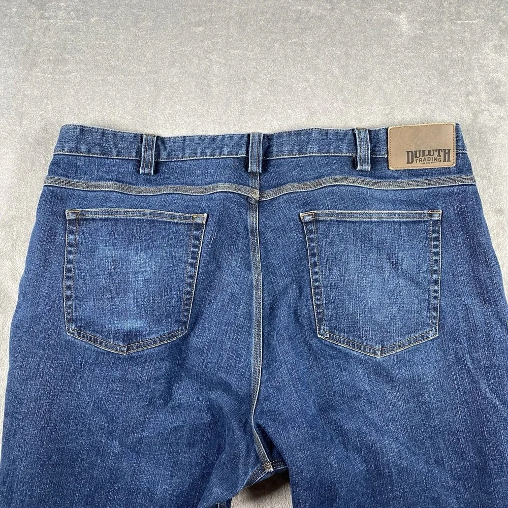 Duluth Trading Jeans Mens Size 40x32 (fit 40x30) Flex Ballroom Relaxed Fit Denim